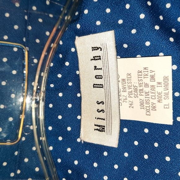 Miss Dorby 2pc Polka Dot Suit Size 16 - Picture 7 of 9